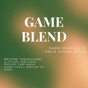GAME BLEND Biji Kopi Arabika Special Espresso - 250 Gram