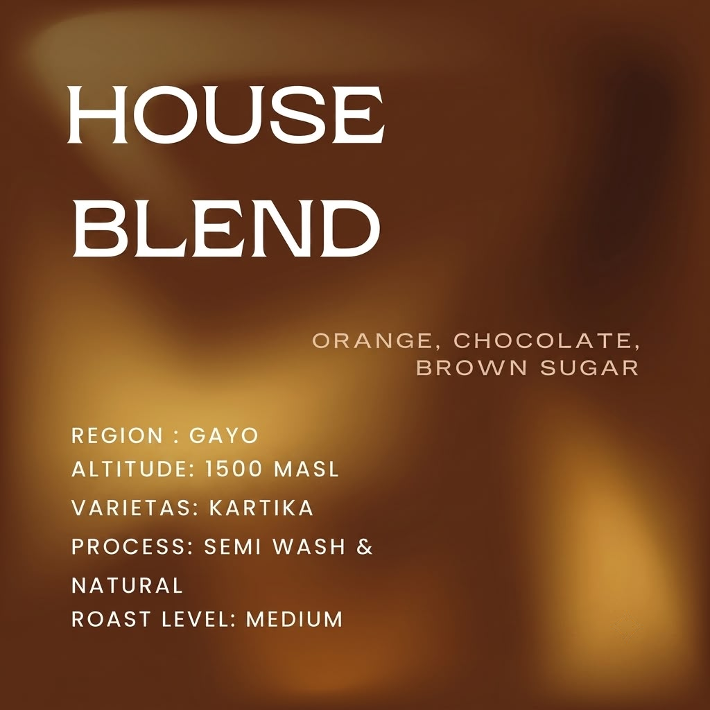 HOUSE BLEND Kopi Spesial Espresso - 1 Kg